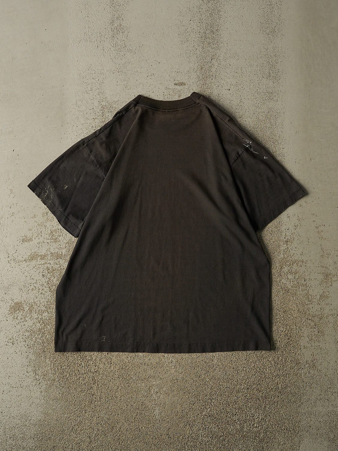 Vintage 80s Faded Black Branson Missouri Cowboy Single Stitch Tee (L/XL)