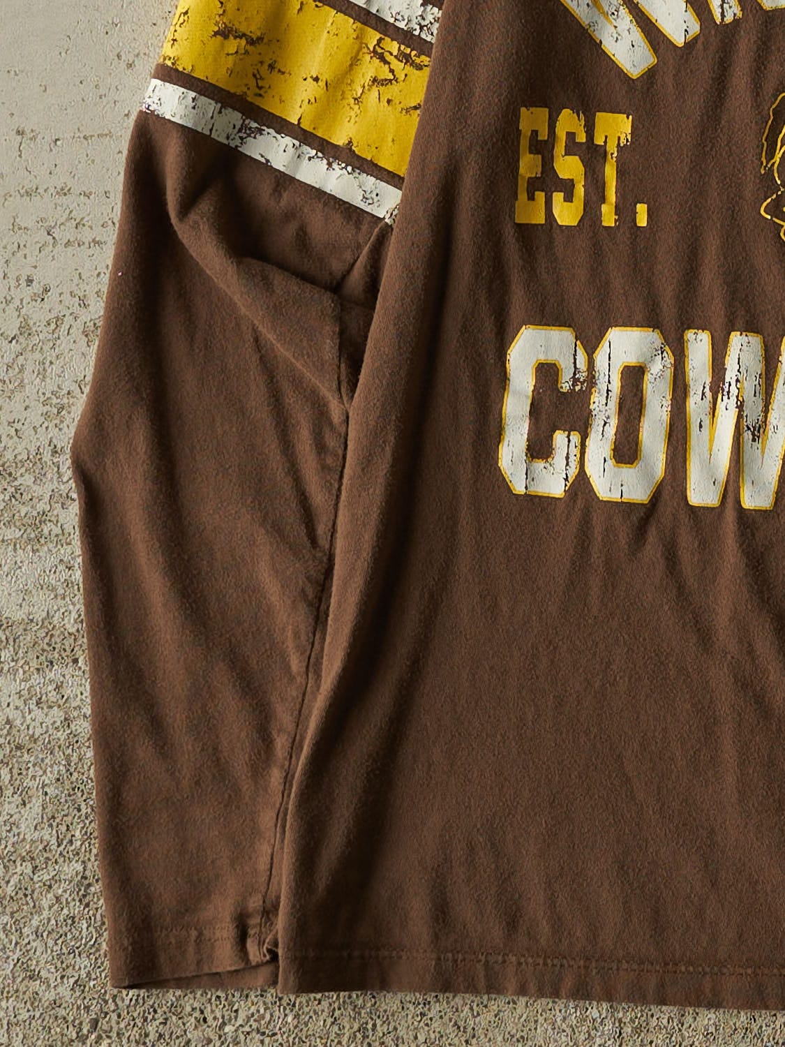 Vintage 90s Brown University Of Wyoming Cowboys Long Sleeve (XS/S)