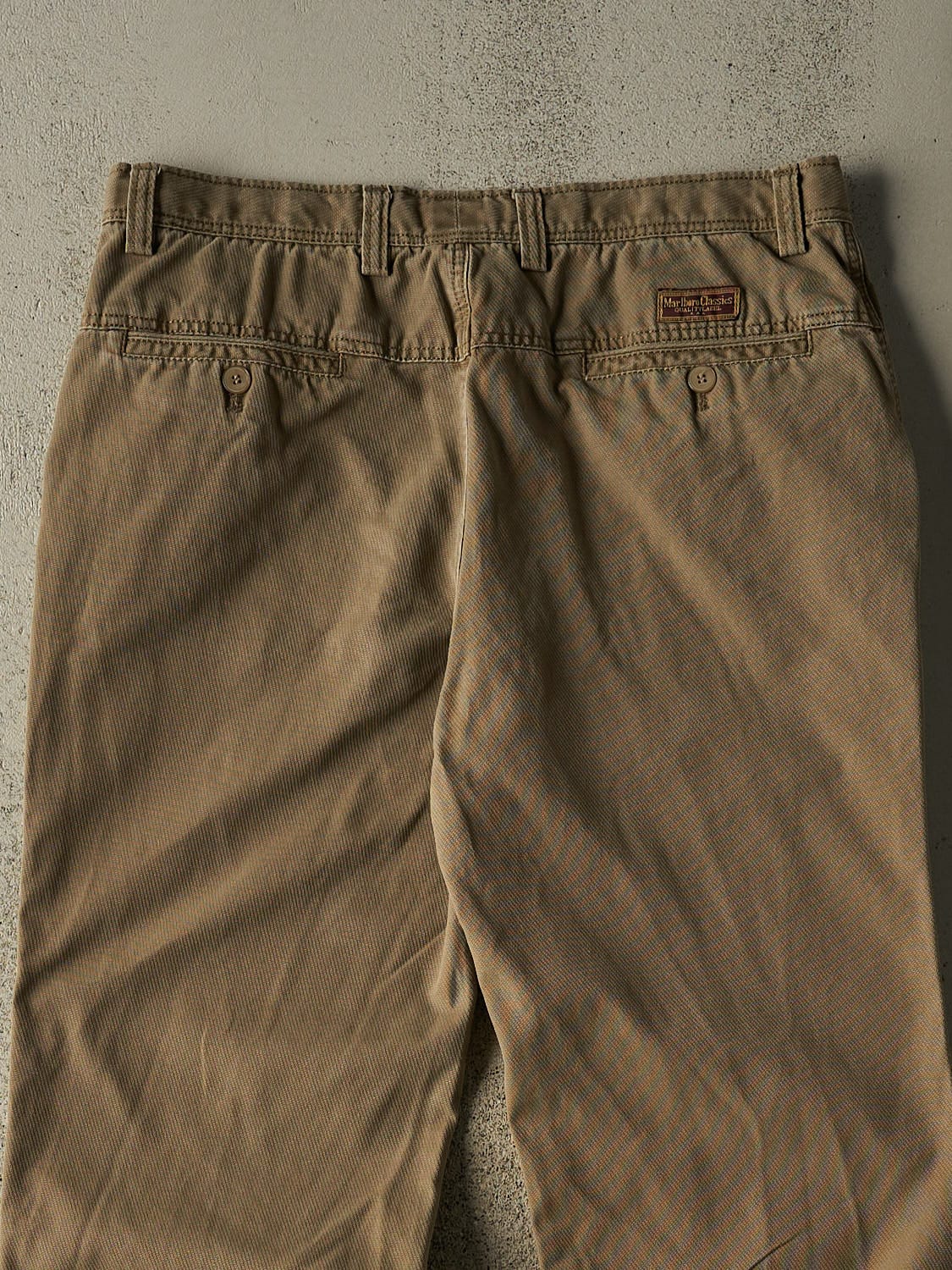 Vintage 90s Beige Marlboro Classics Chino Pants (35x30.5)