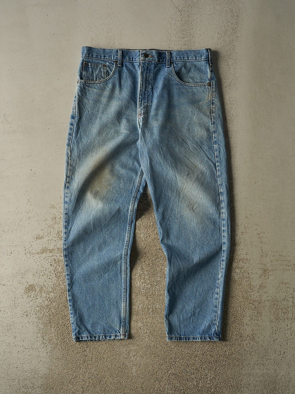 Vintage 90s Light Wash Carhartt Jeans (37x31.5)