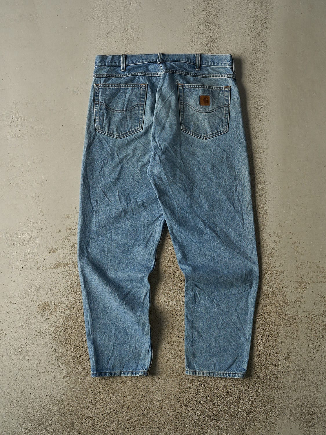 Vintage 90s Light Wash Carhartt Jeans (37x31.5)