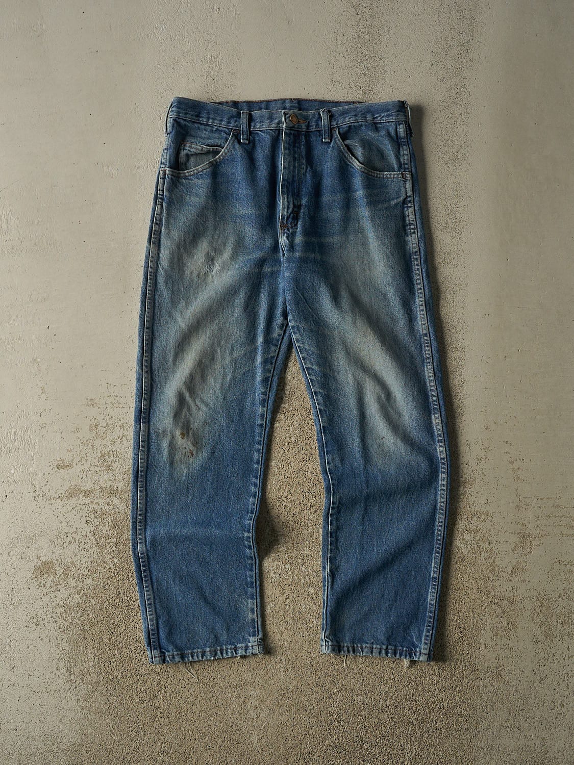 Vintage 90s Mid Wash Rustler Jeans (33x29)