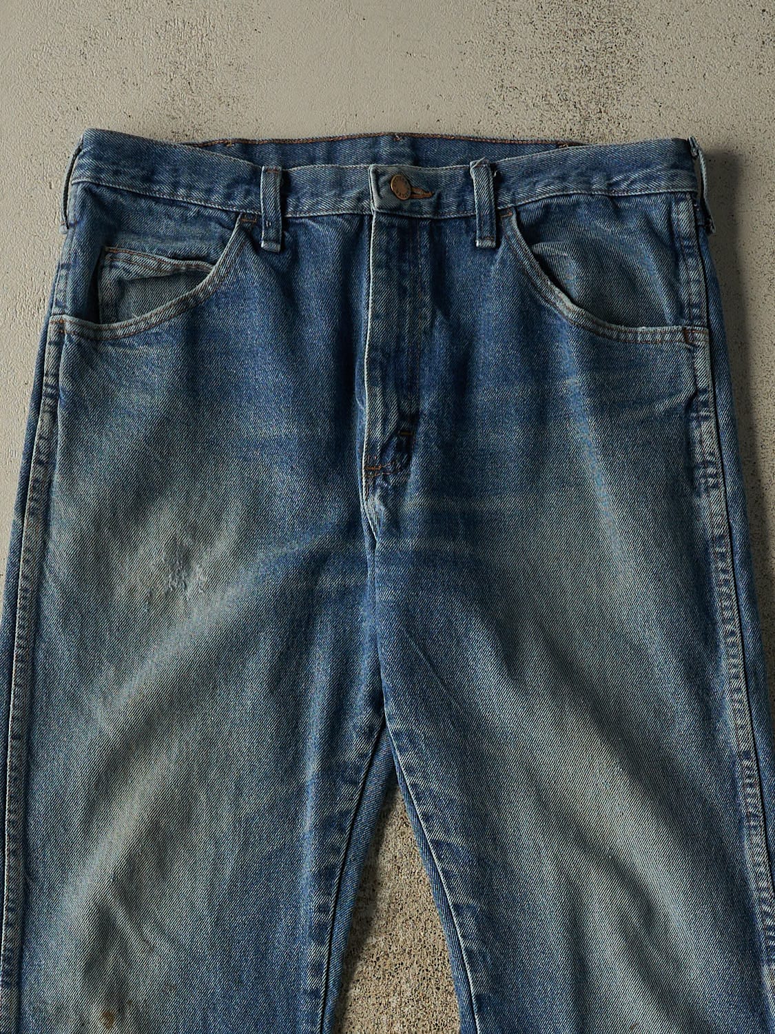 Vintage 90s Mid Wash Rustler Jeans (33x29)