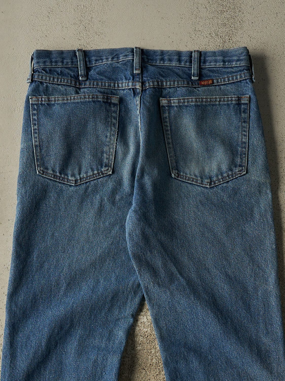 Vintage 90s Mid Wash Rustler Jeans (33x29)