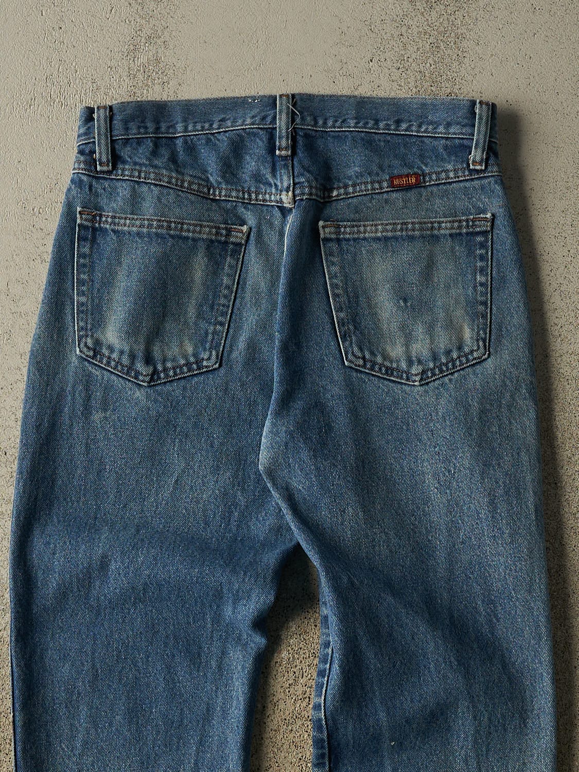 Vintage 90s Dark Wash Rustler Jeans (30x30)
