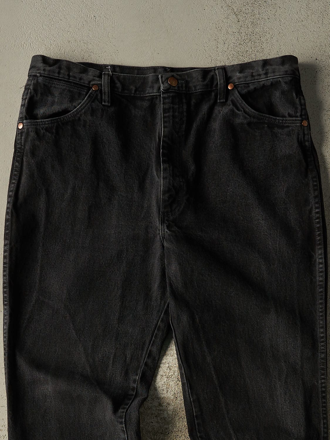 Vintage 90s Black Wrangler Denim Pants (37x33.5)