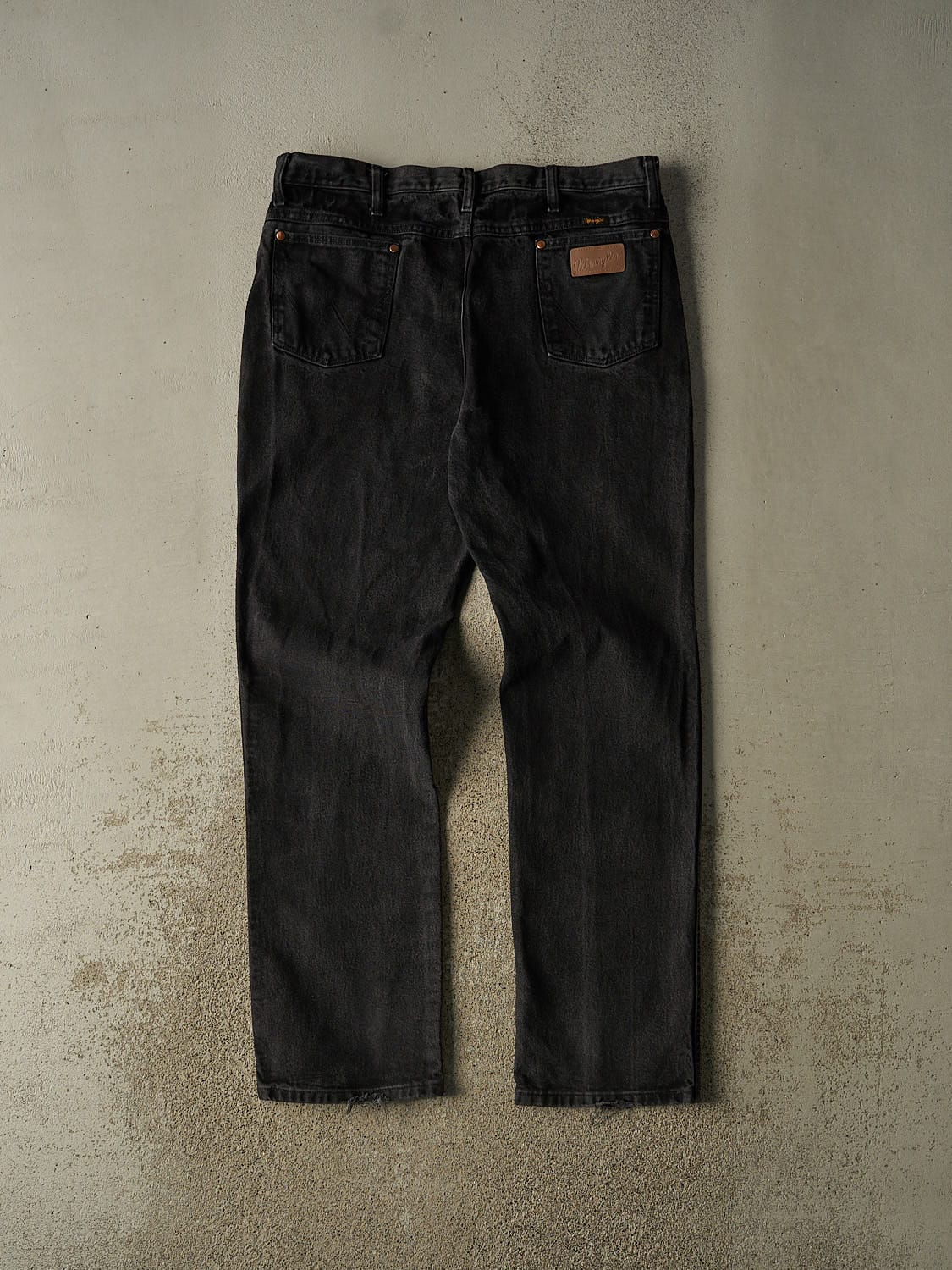 Vintage 90s Black Wrangler Denim Pants (37x33.5)