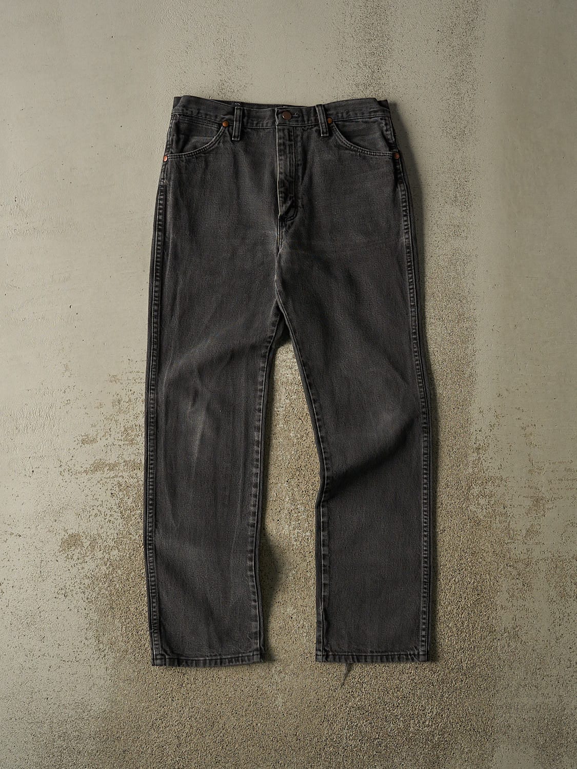 Vintage 90s Faded Black Wrangler Denim Pants (31x31)