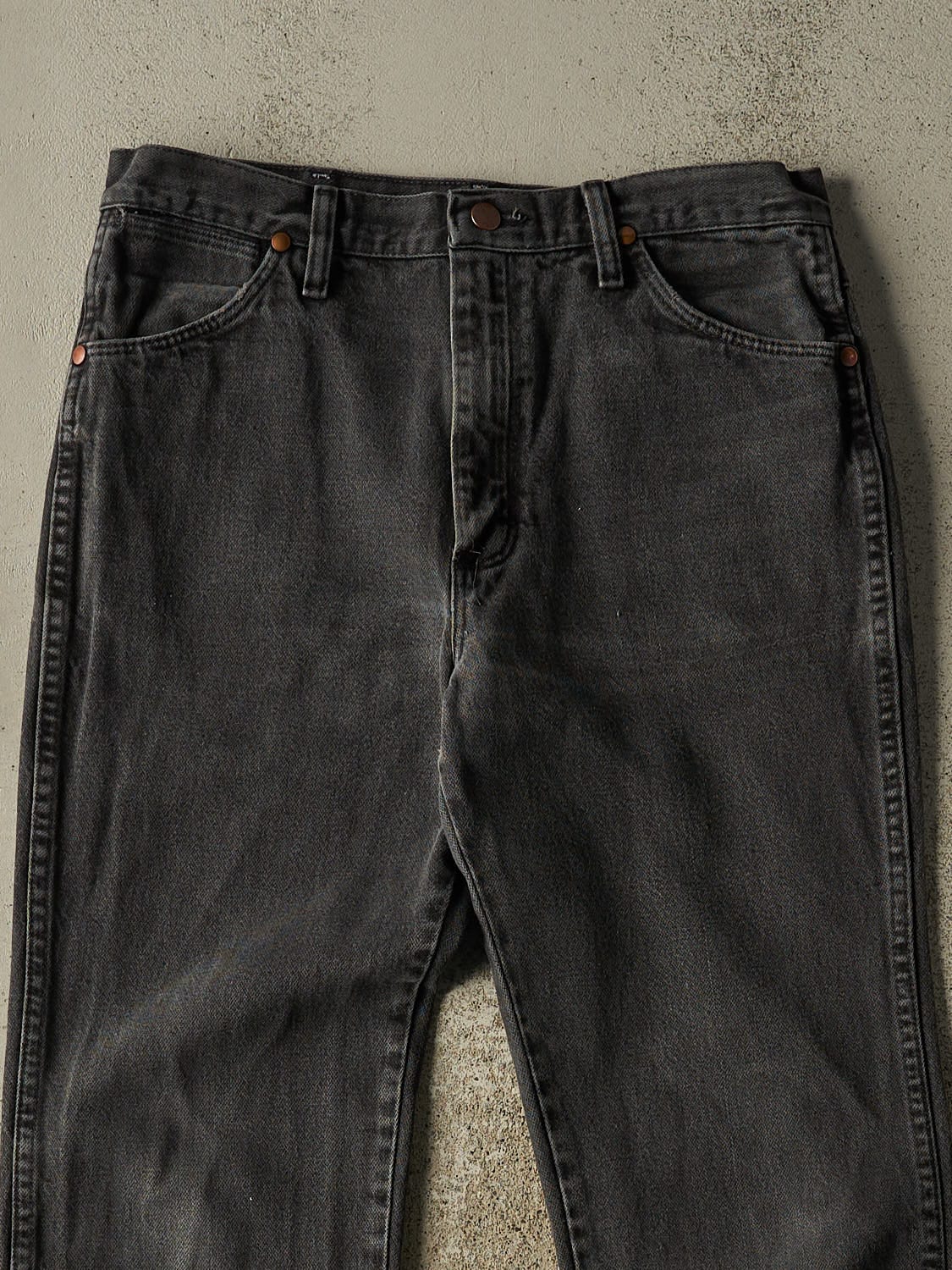 Vintage 90s Faded Black Wrangler Denim Pants (31x31)