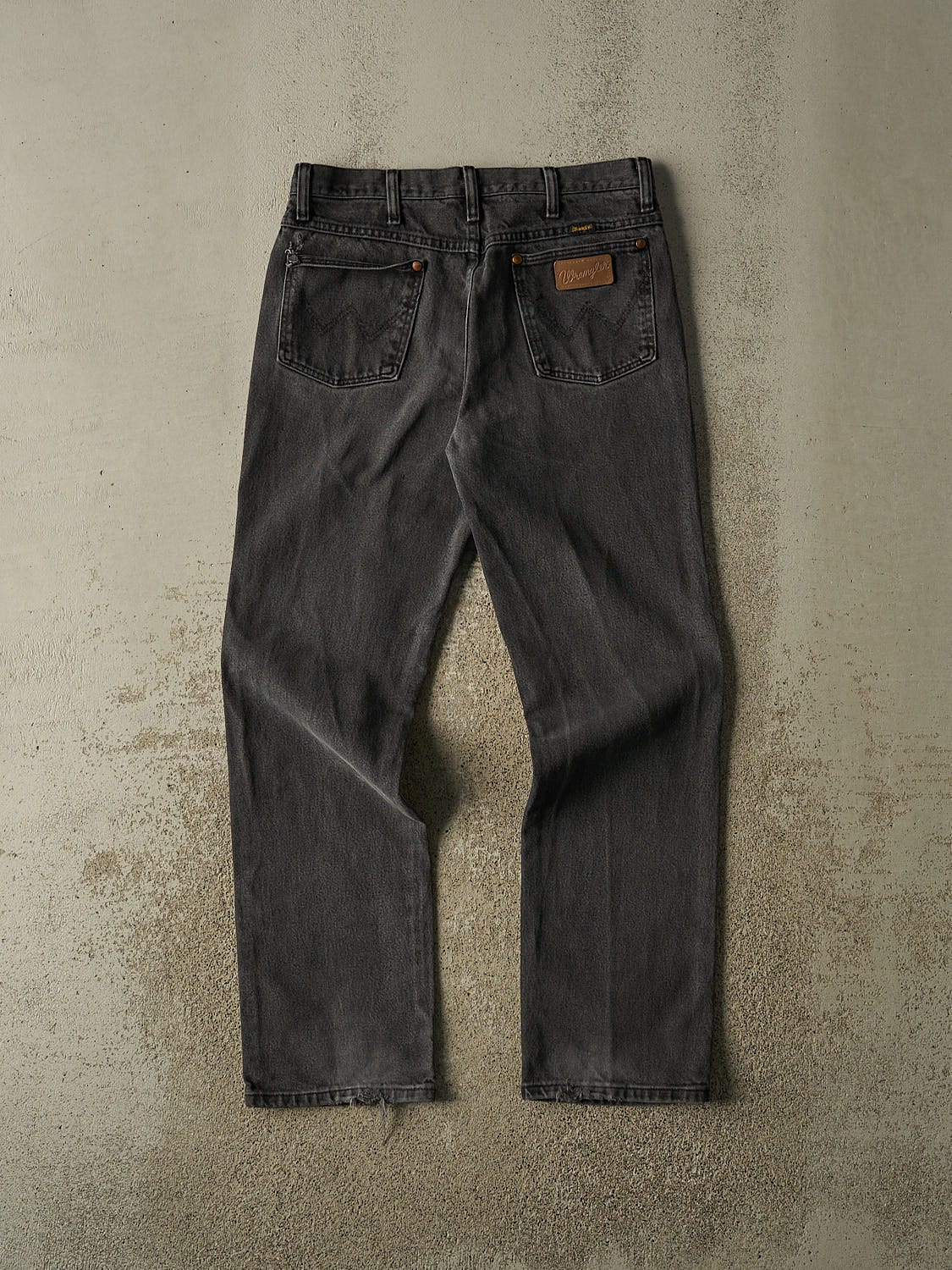 Vintage 90s Faded Black Wrangler Denim Pants (31x31)