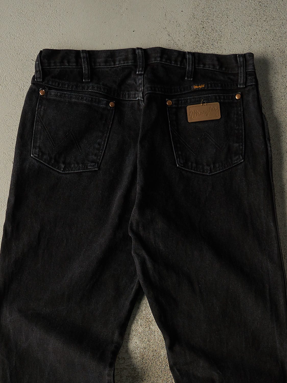 Vintage 90s Black Wrangler Denim Pants (34x36)
