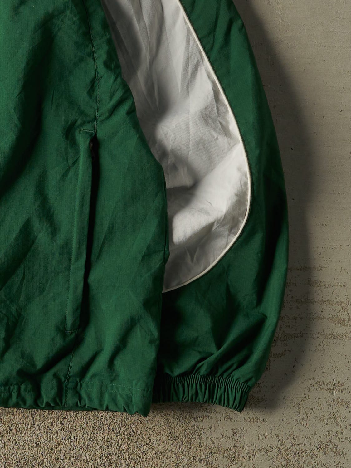 Vintage Y2K Green Nike x Felician College Soccer Track Jacket (XL/XXL)