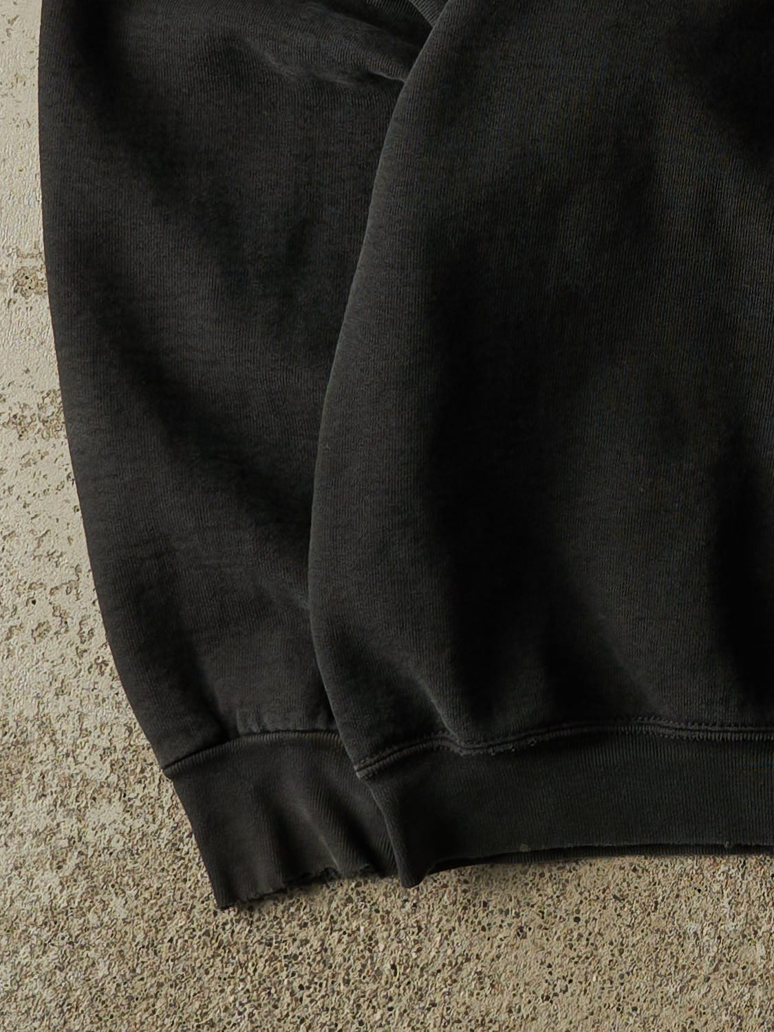 Vintage 90s Faded Black Hi Test Baseball Crewneck (L/XL)