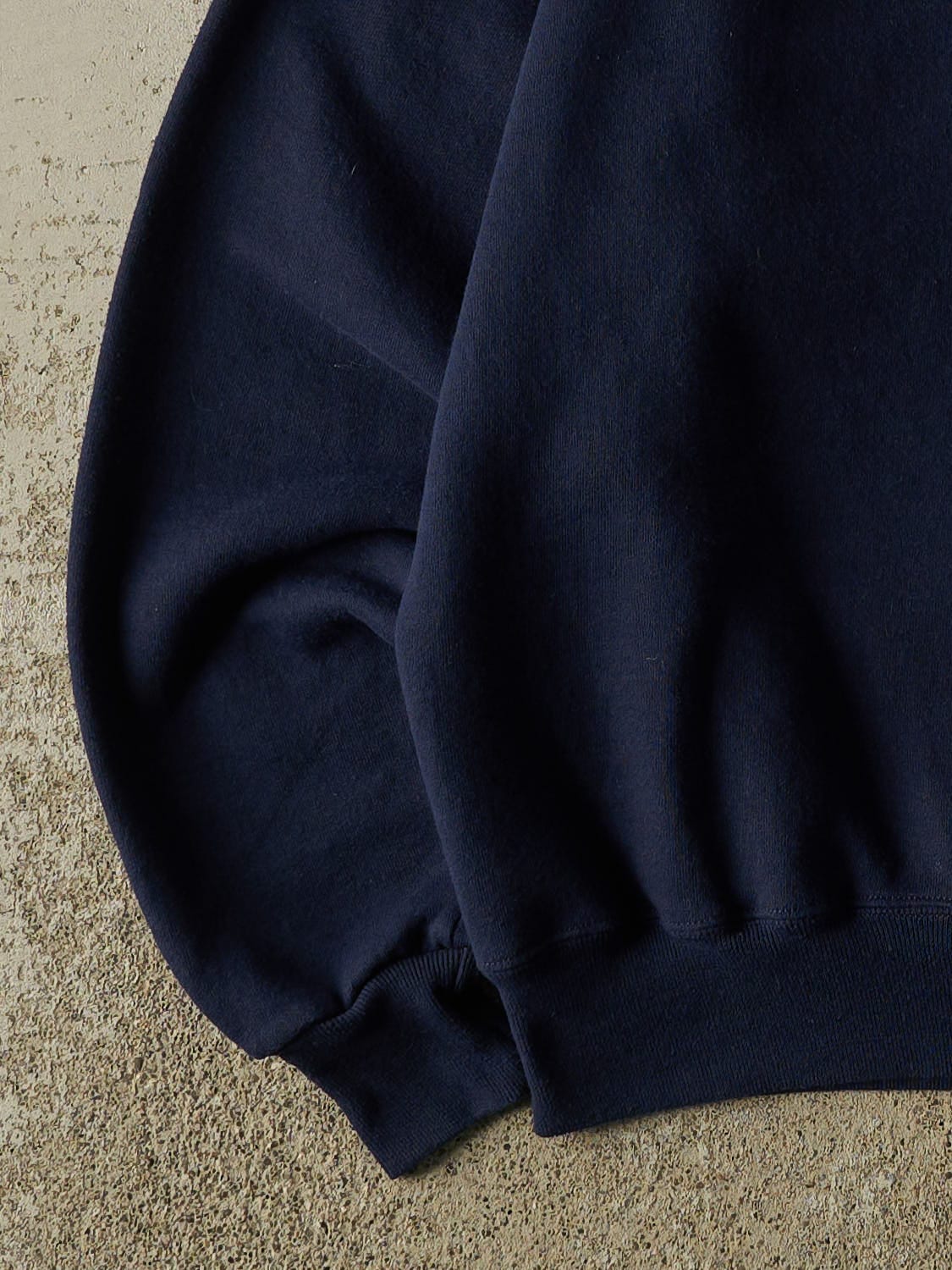 Vintage Y2K Navy Blue Rogers Rams Volleyball Embroidered Quarter Zip (S/M)