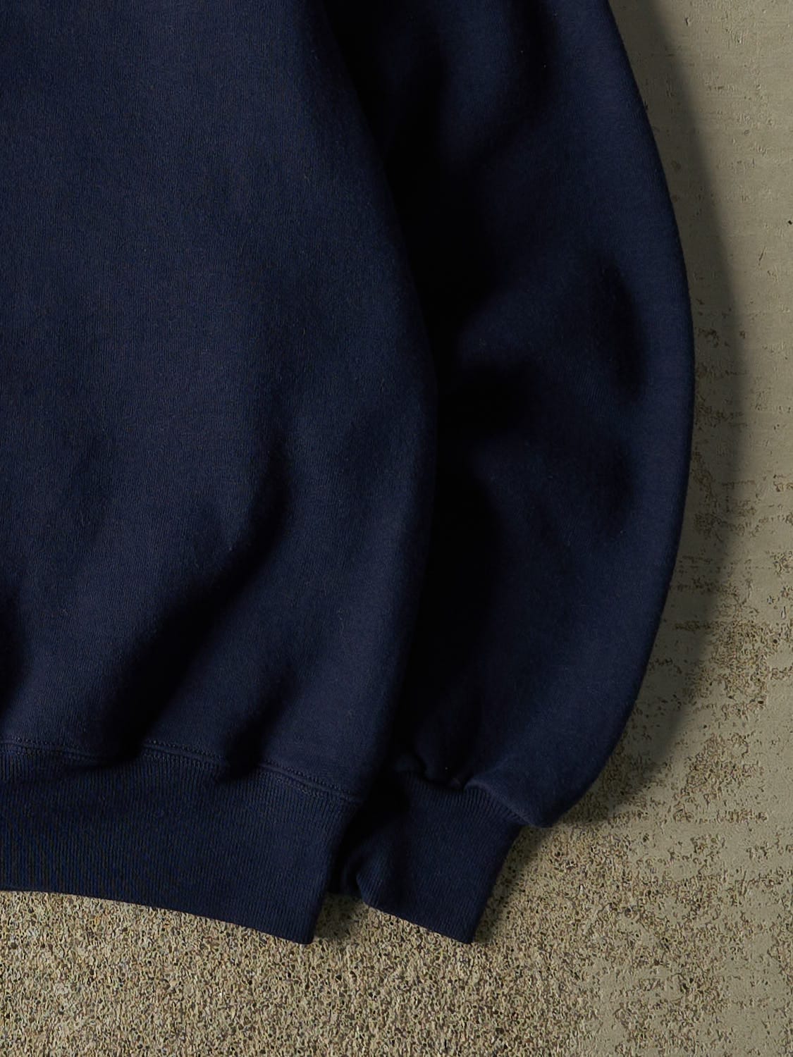 Vintage Y2K Navy Blue Rogers Rams Volleyball Embroidered Quarter Zip (S/M)