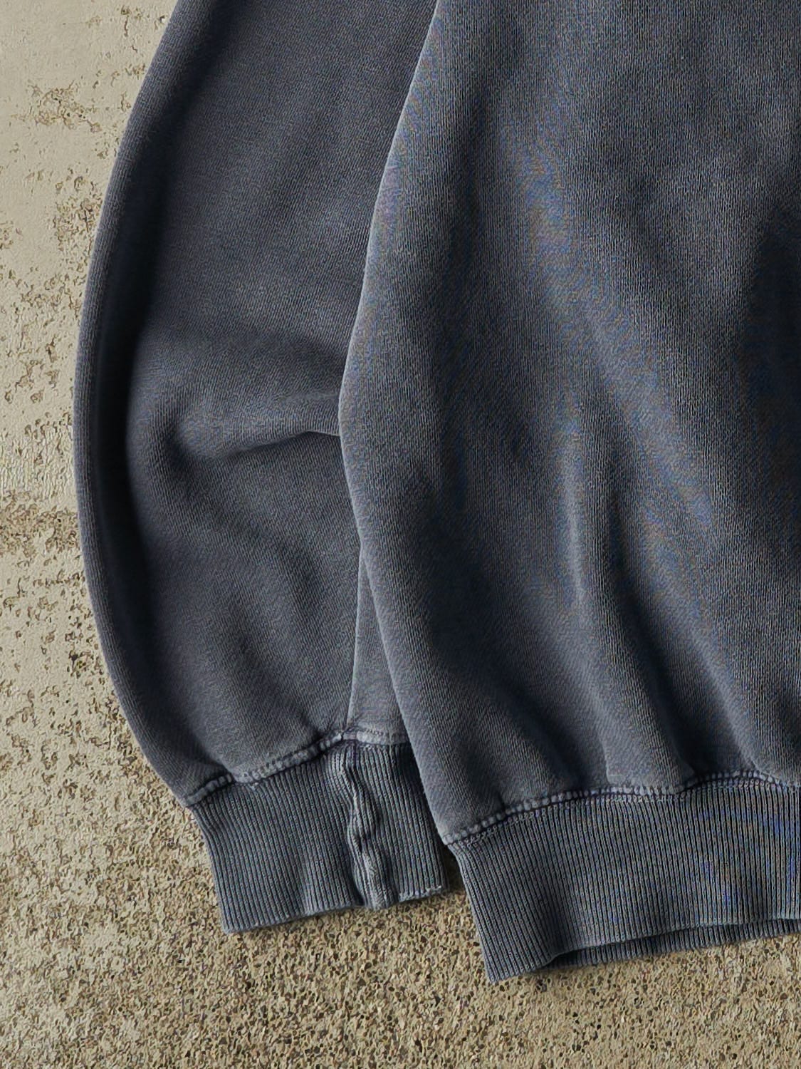 Vintage 90s Washed Blue Blank Crewneck (M)