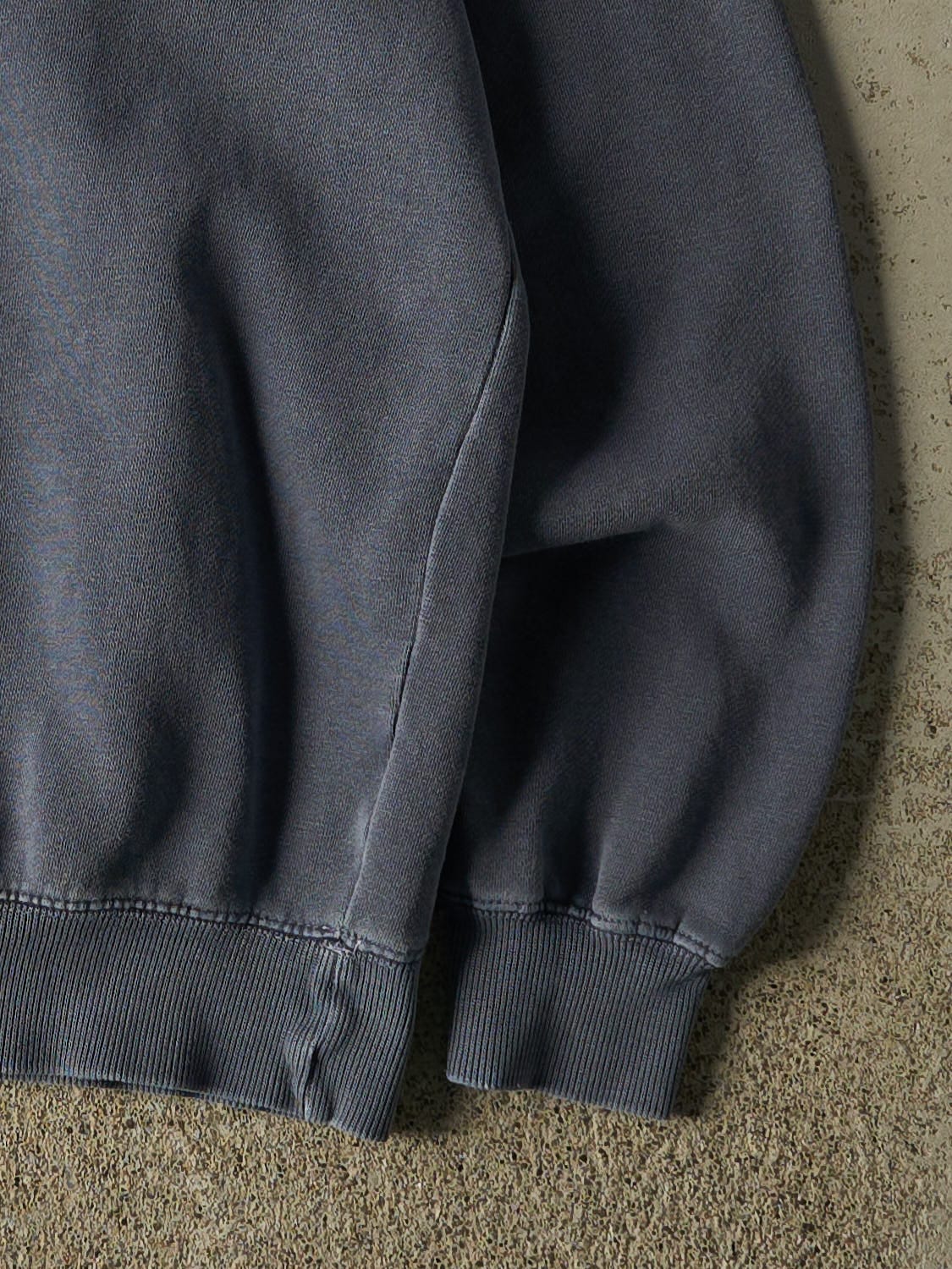 Vintage 90s Washed Blue Blank Crewneck (M)