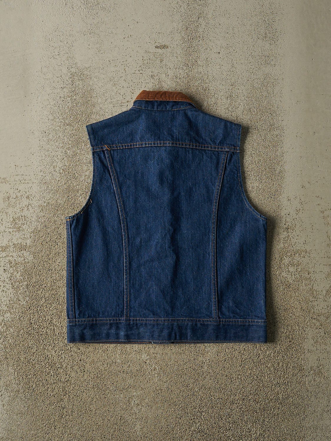 Vintage 80s Dark Wash Lee Denim Vest (XXS/XS)