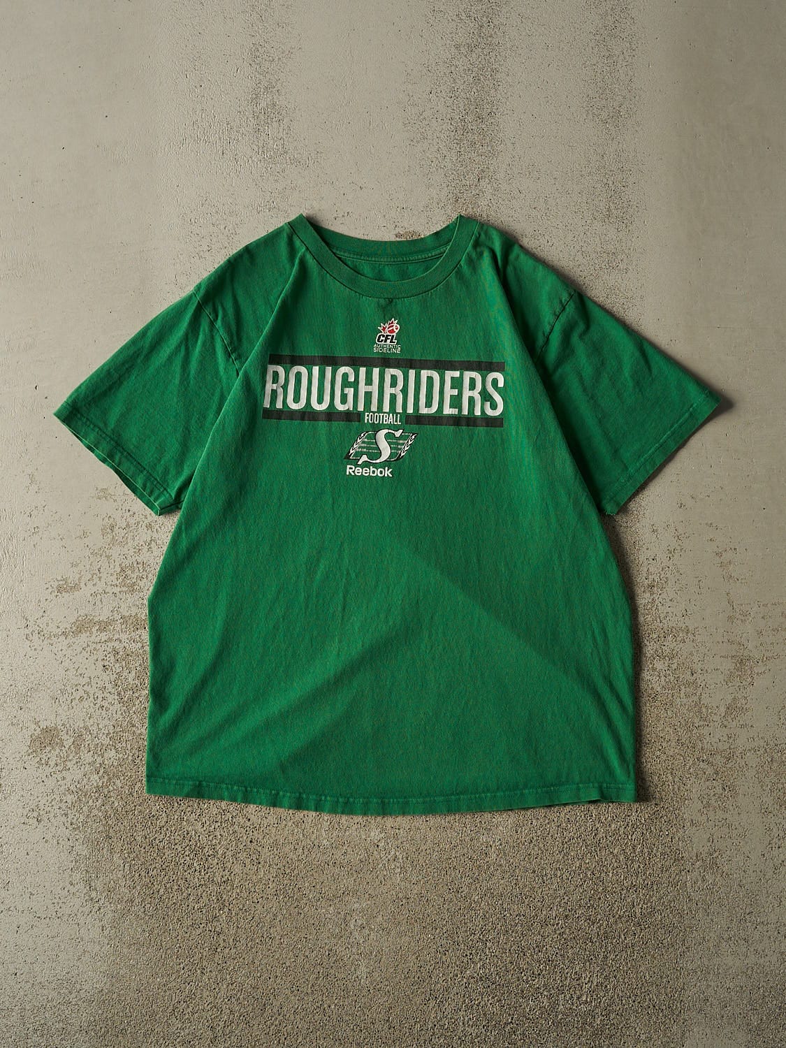 Vintage Y2K Green Saskatchewan Roughriders Tee (L/XL)