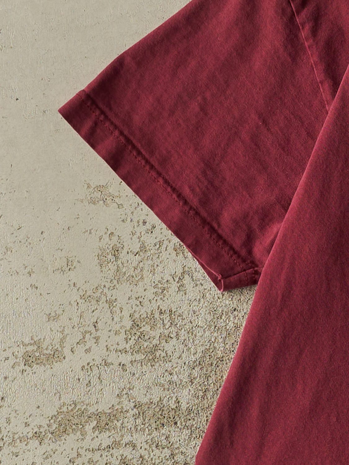 Vintage 90s Burgundy Washington State University Cougars Tee (M/L)