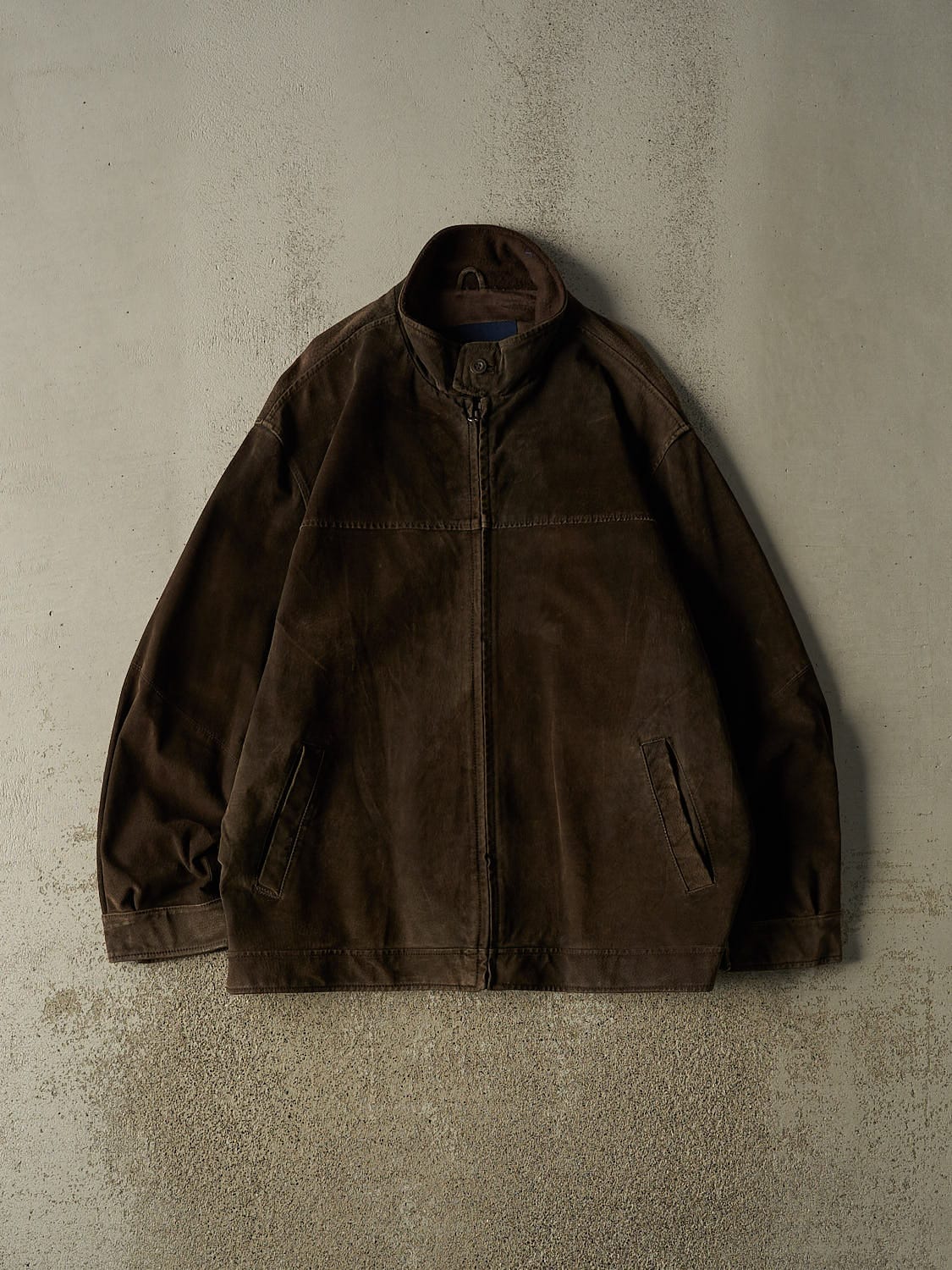 Vintage 90s Brown Denver Hayes Suede Jacket (XL/XXL)