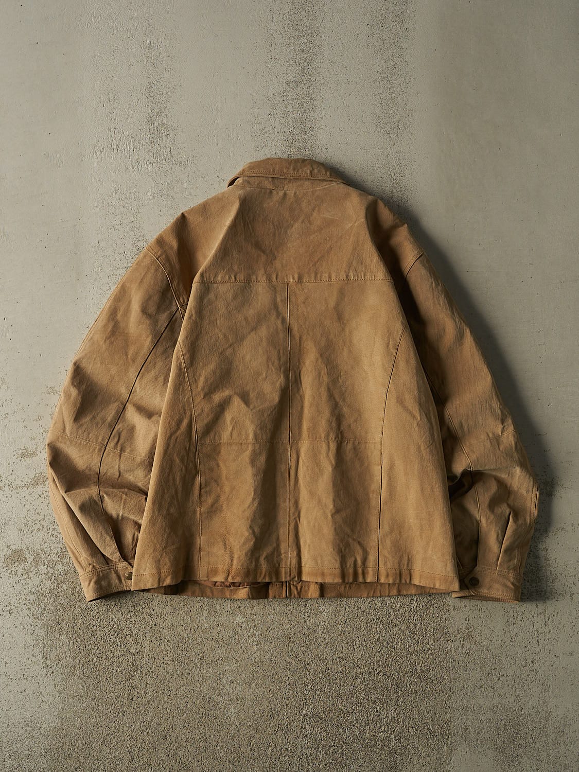 Vintage 90s Beige Penmans Suede Work Jacket (XL)