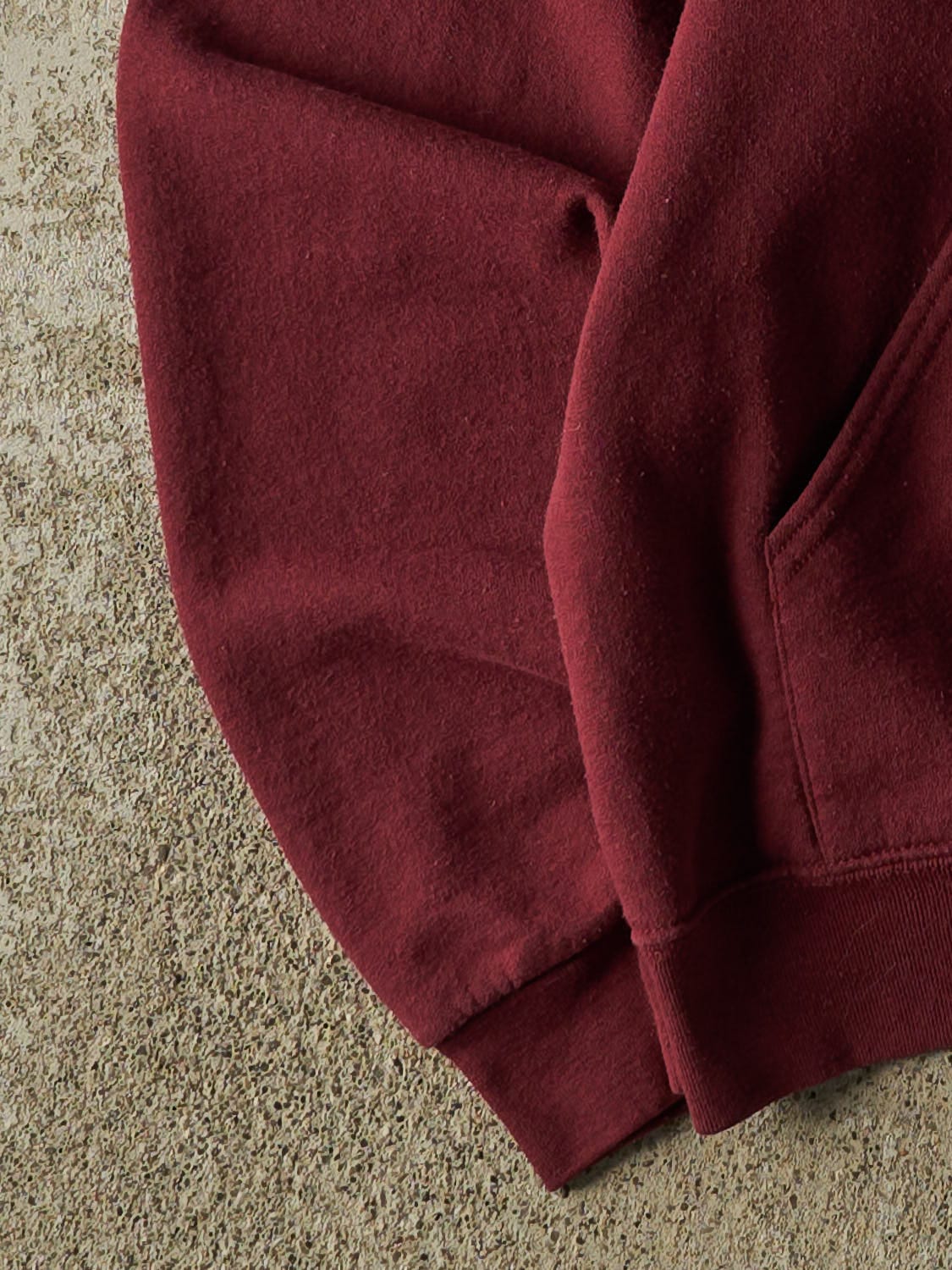 Vintage 90s Burgundy Stallion Cross Country Hoodie (M)