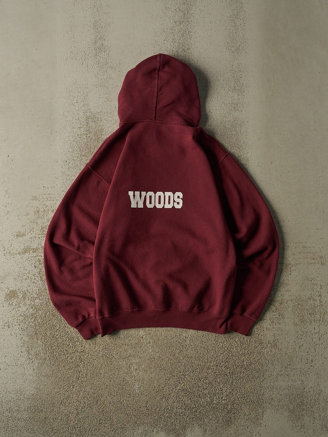Vintage 90s Burgundy Stallion Cross Country Hoodie (M)