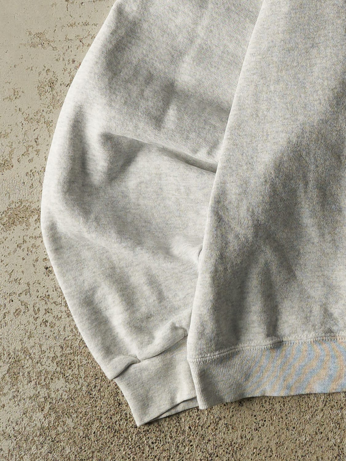 Vintage 90s Heather Grey John Deere Embroidered Crewneck (M/L)