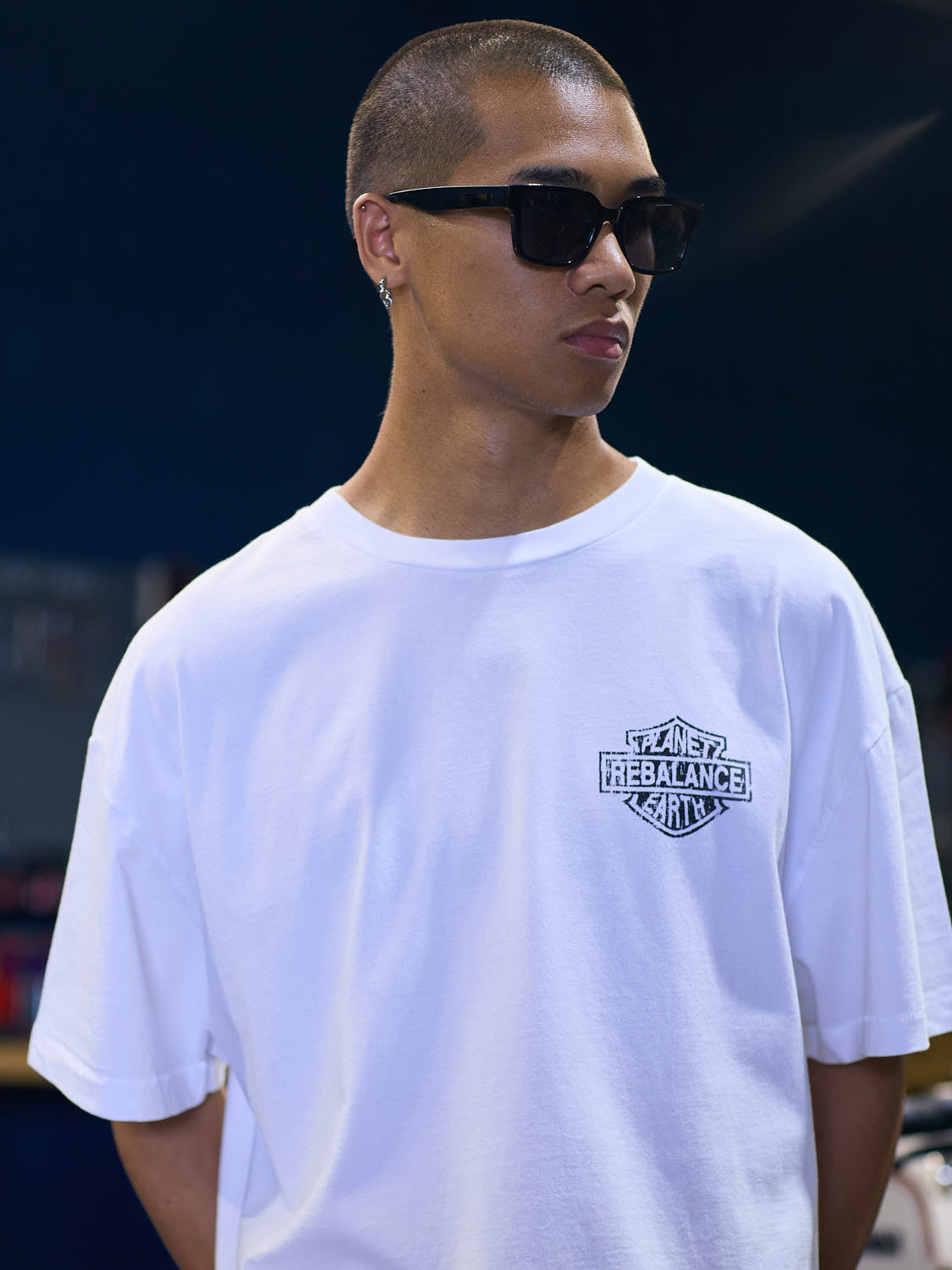 Rebalance the Earth Eagle Tee - White