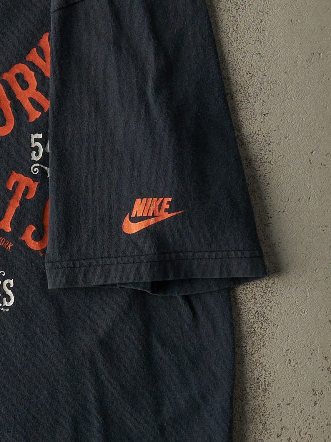 Vintage Y2K Navy Blue New York Giants World Series Champions Tee (XS/S)