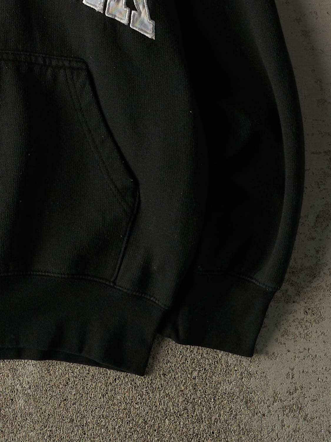 Vintage 90s Black New York Embroidered Zip Up Hoodie (S)
