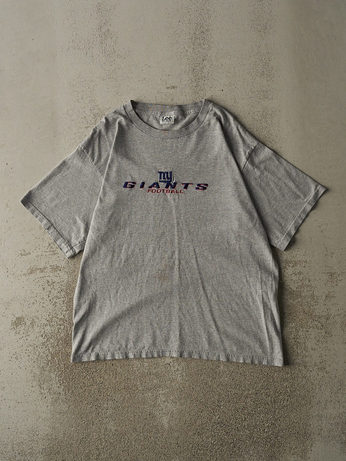 Vintage 90s Grey New York Giants Football Tee (M/L)