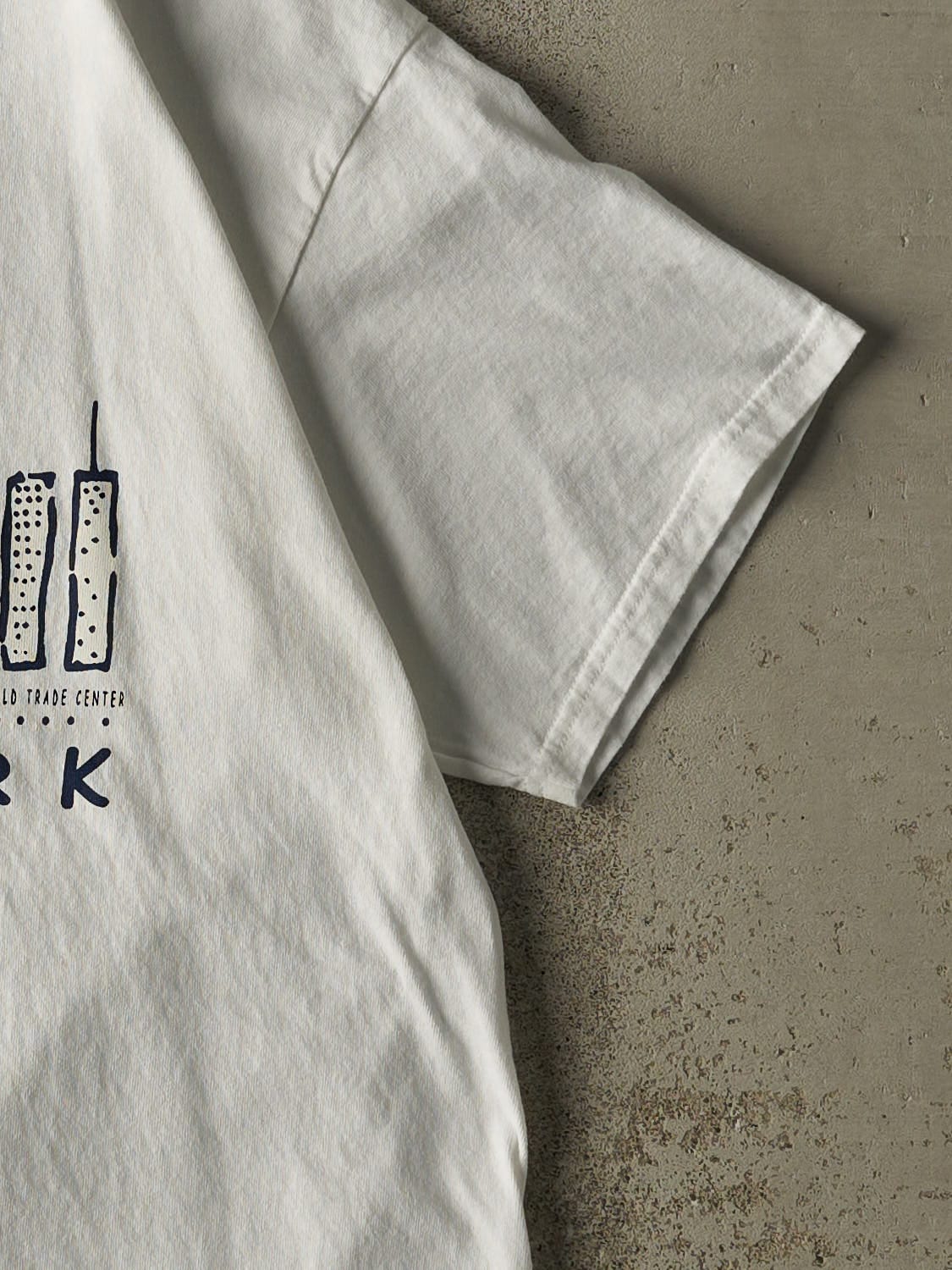 Vintage Y2K White New York Landmarks Tee (M/L)