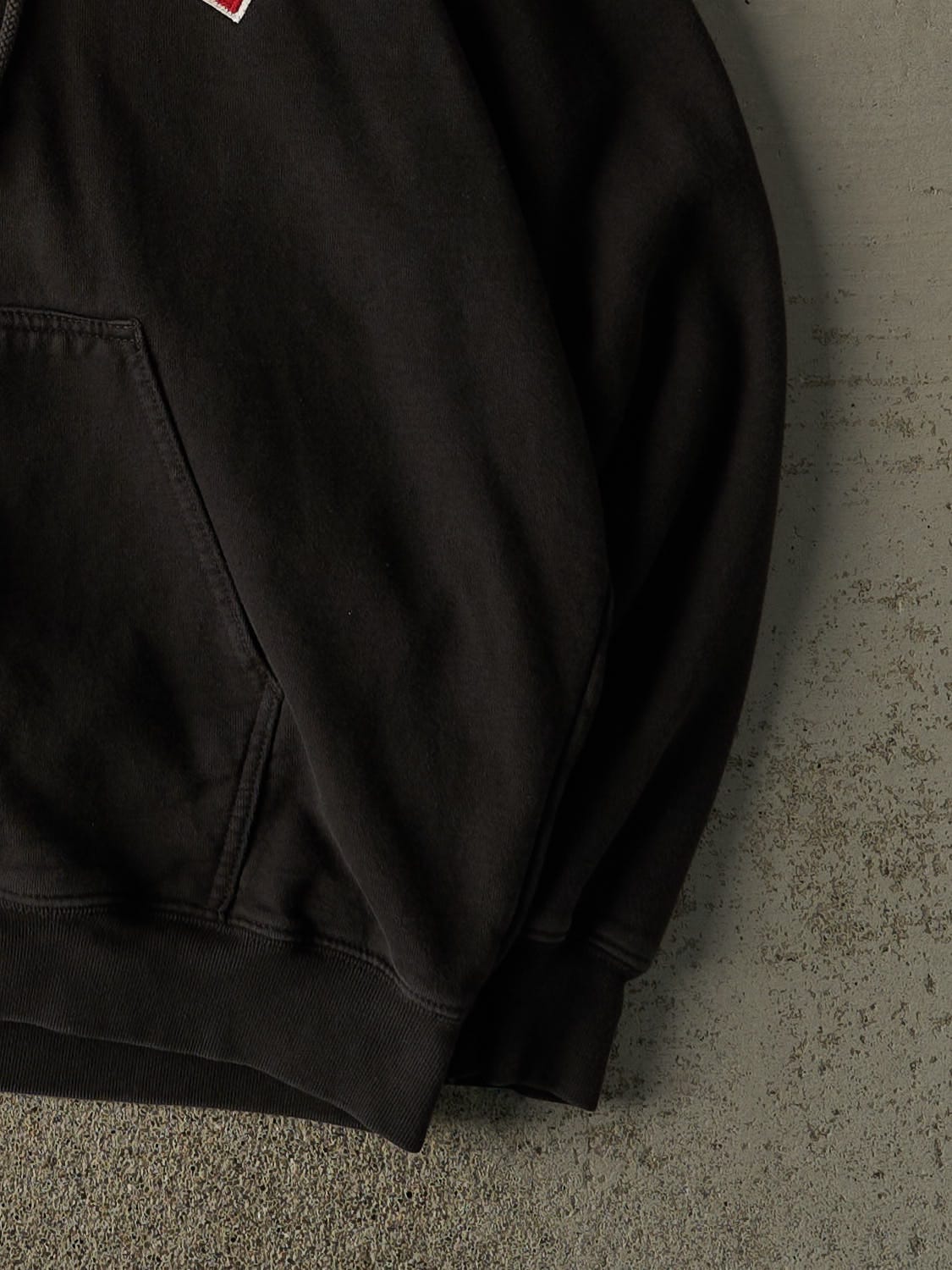Vintage 90s Black New York Embroidered Zip Up Hoodie (L/XL)