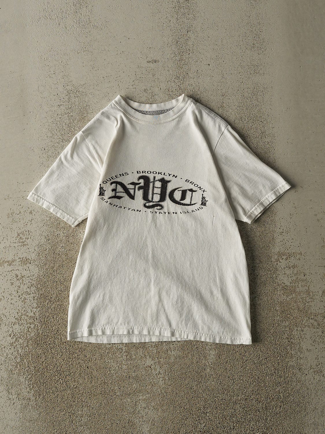 Vintage Y2K White Nike New York City Tee (XS)