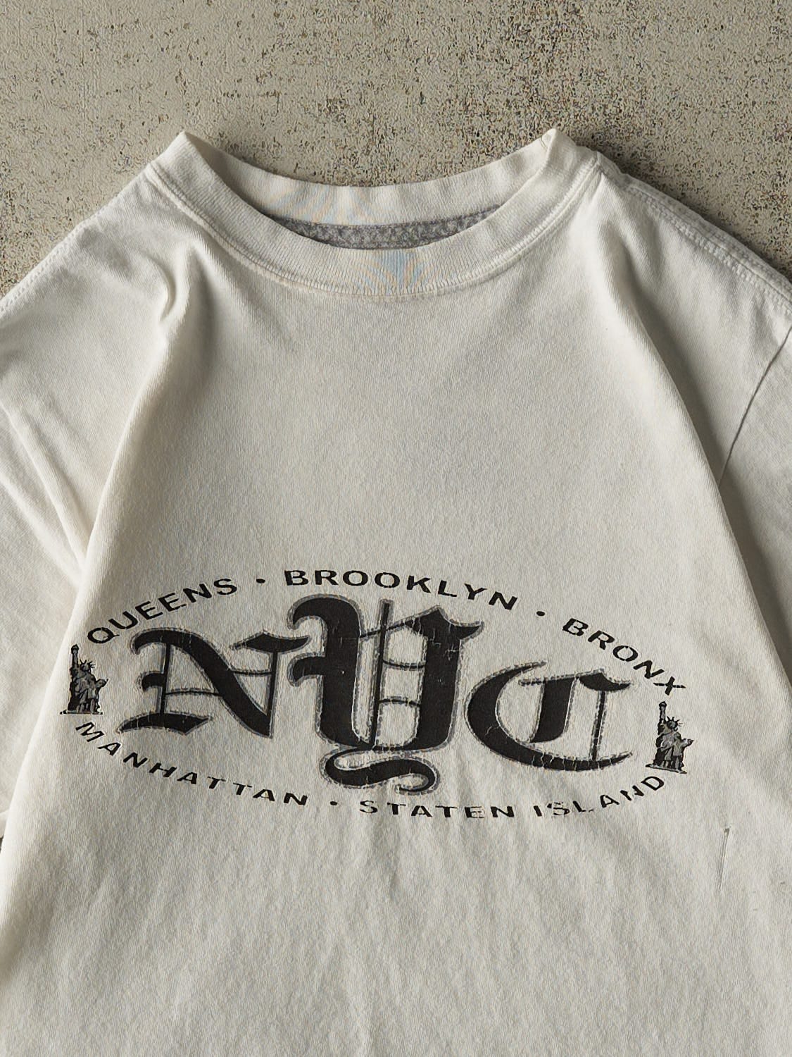 Vintage Y2K White Nike New York City Tee (XS)