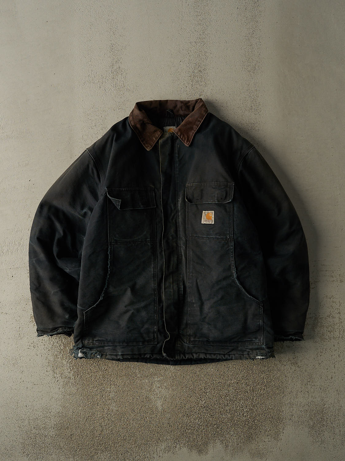 Vintage 90s Faded Black Carhartt Arctic Jacket (XL/XXL)