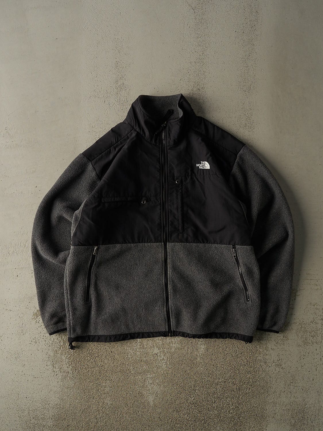 Vintage 90s Grey The North Face Denali Fleece Jacket (XL/XXL)