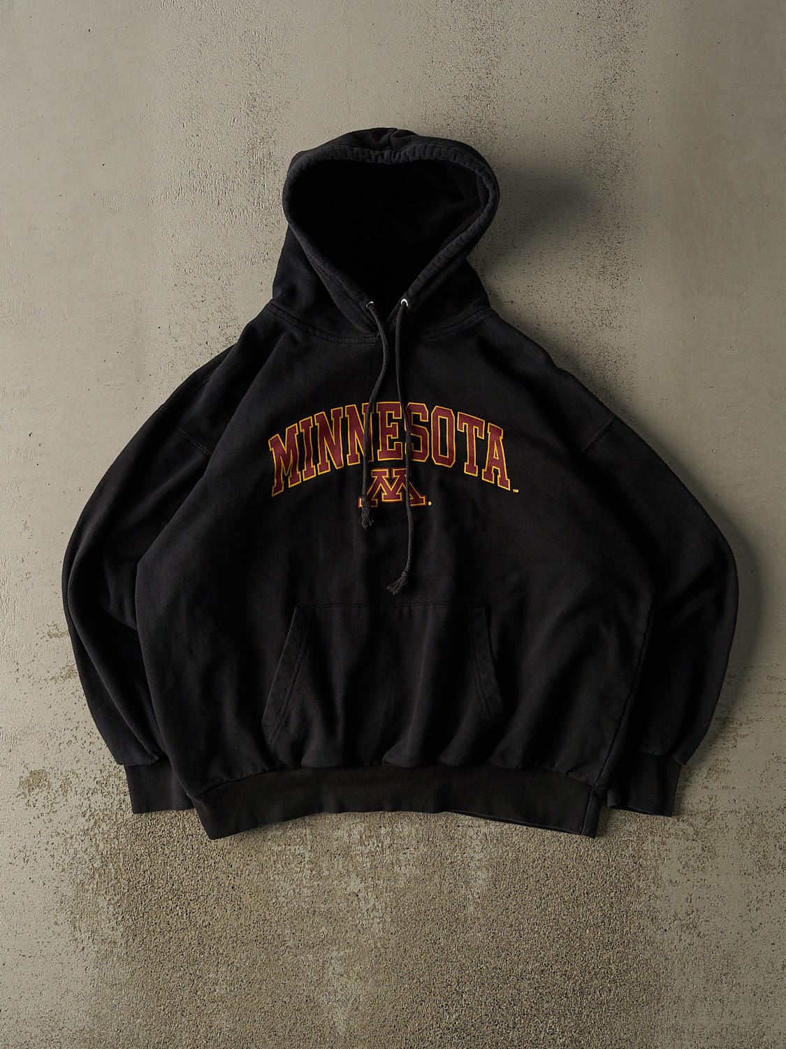 Vintage 90s Black University of Minnesota Hoodie (L/XL)
