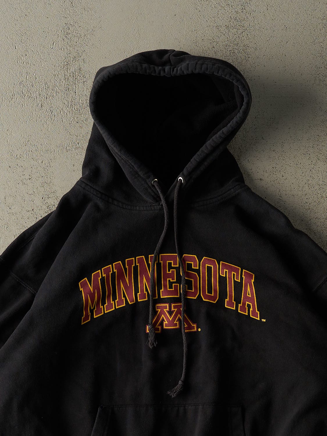 Vintage 90s Black University of Minnesota Hoodie (L/XL)