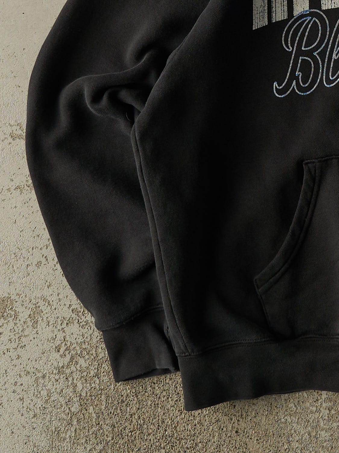 Vintage 90s Black Riverland Blue Devils Hoodie (M)