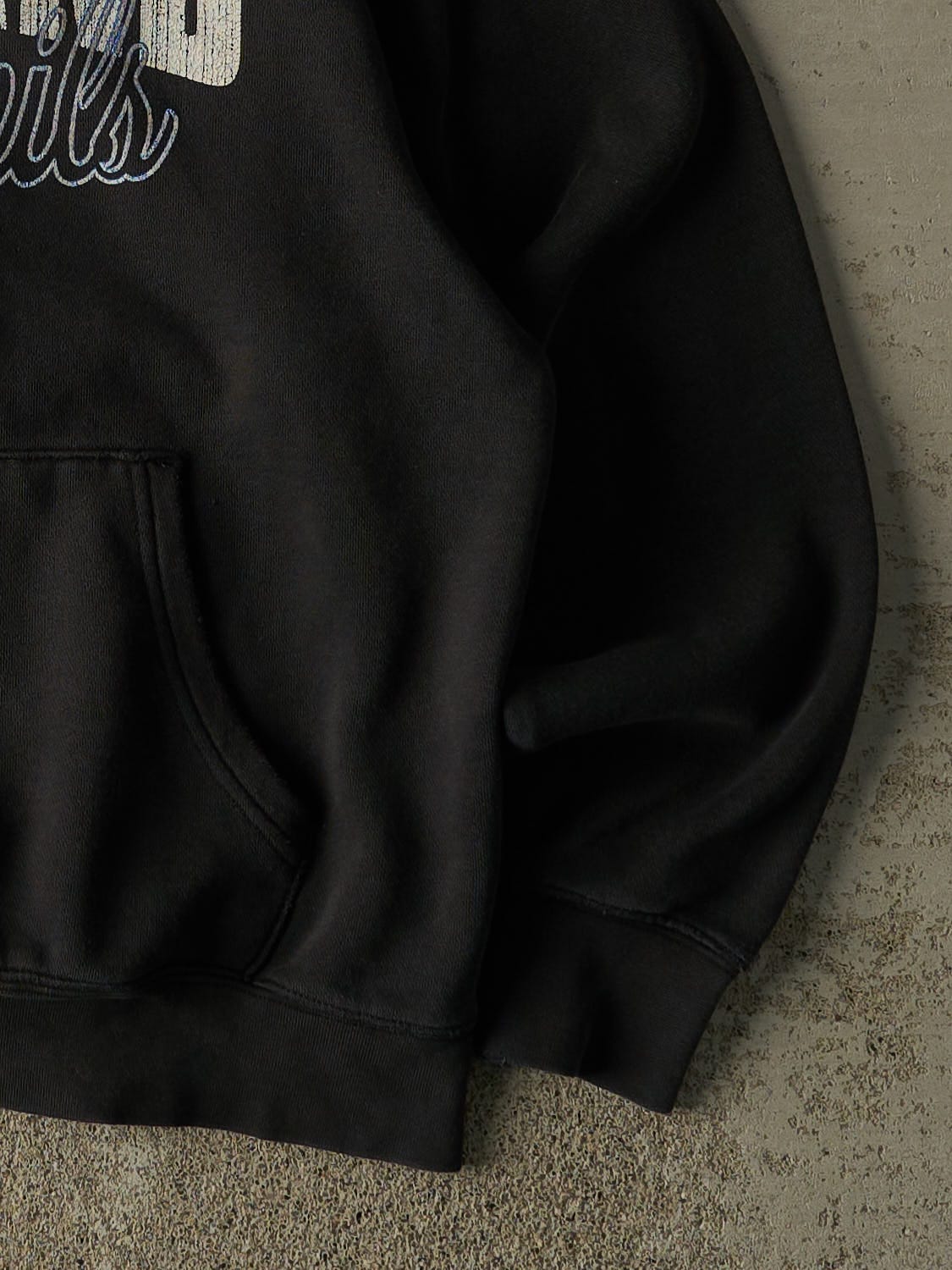Vintage 90s Black Riverland Blue Devils Hoodie (M)