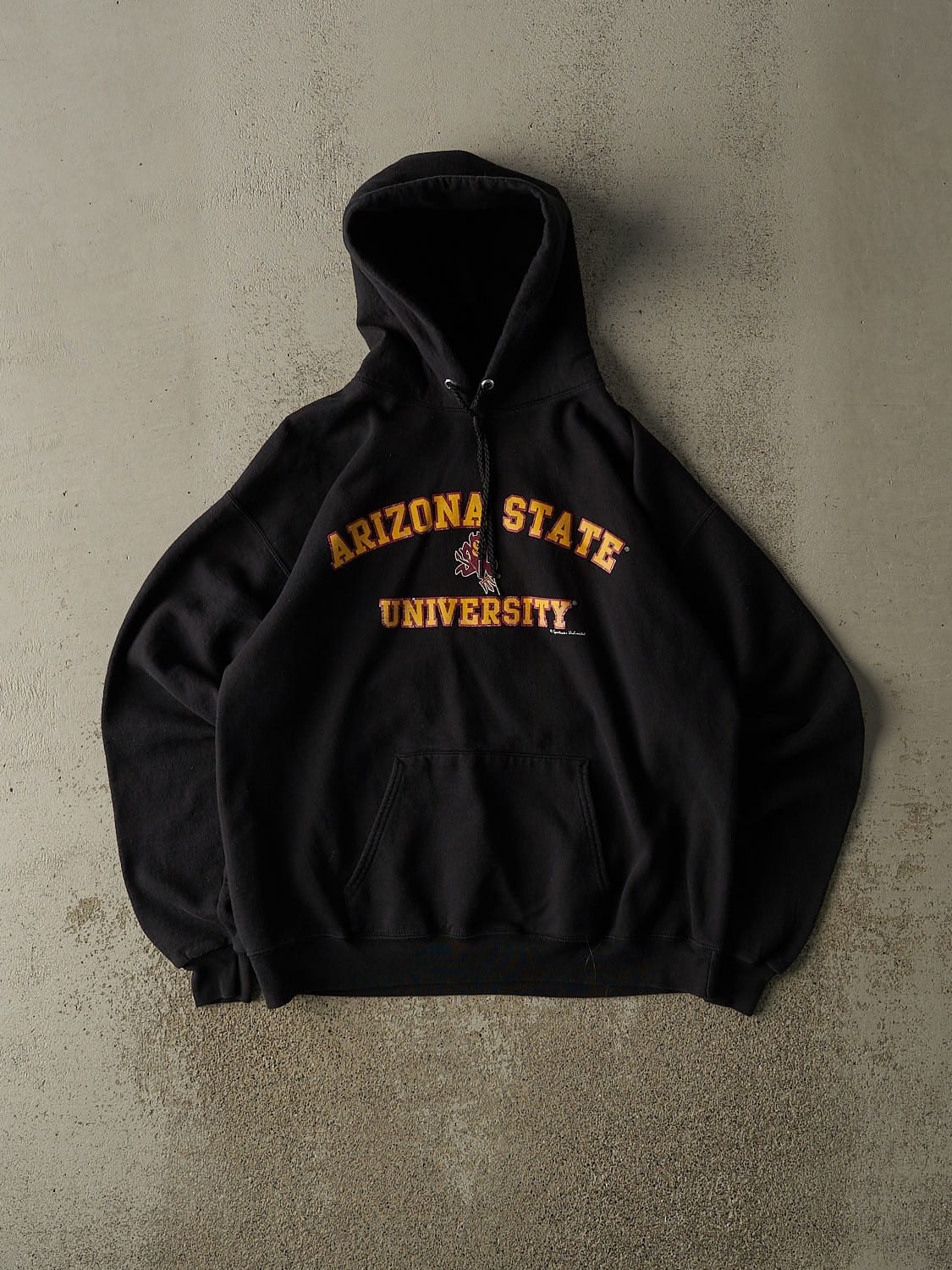 Vintage 90s Black Arizona State University Hoodie (M)