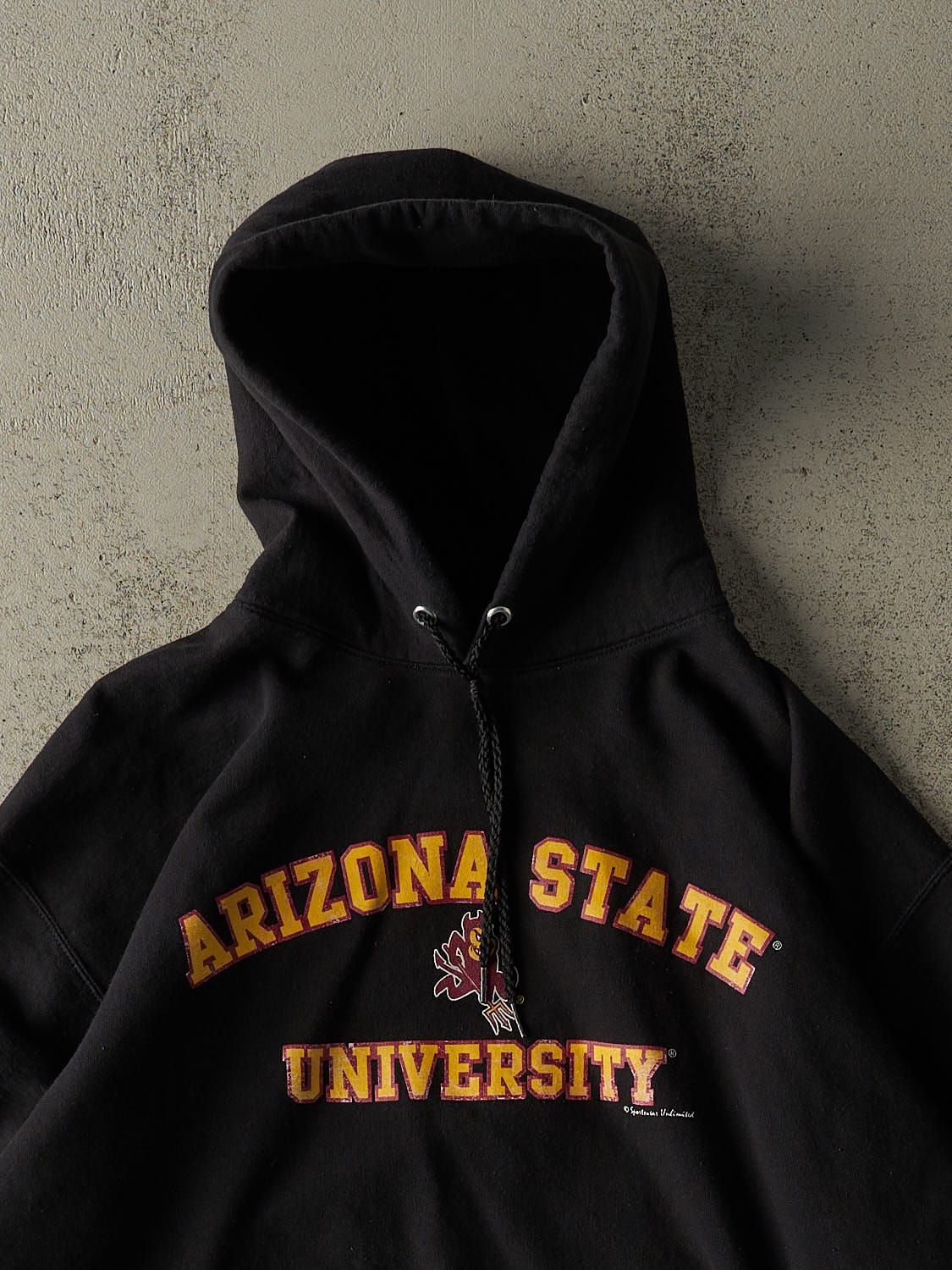 Vintage 90s Black Arizona State University Hoodie (M)