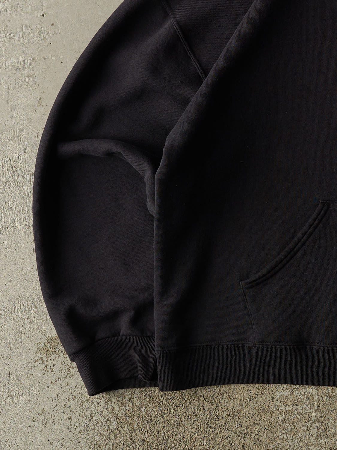 Vintage 90s Faded Black Russell Athletic Zip Up Hoodie (XL/XXL)