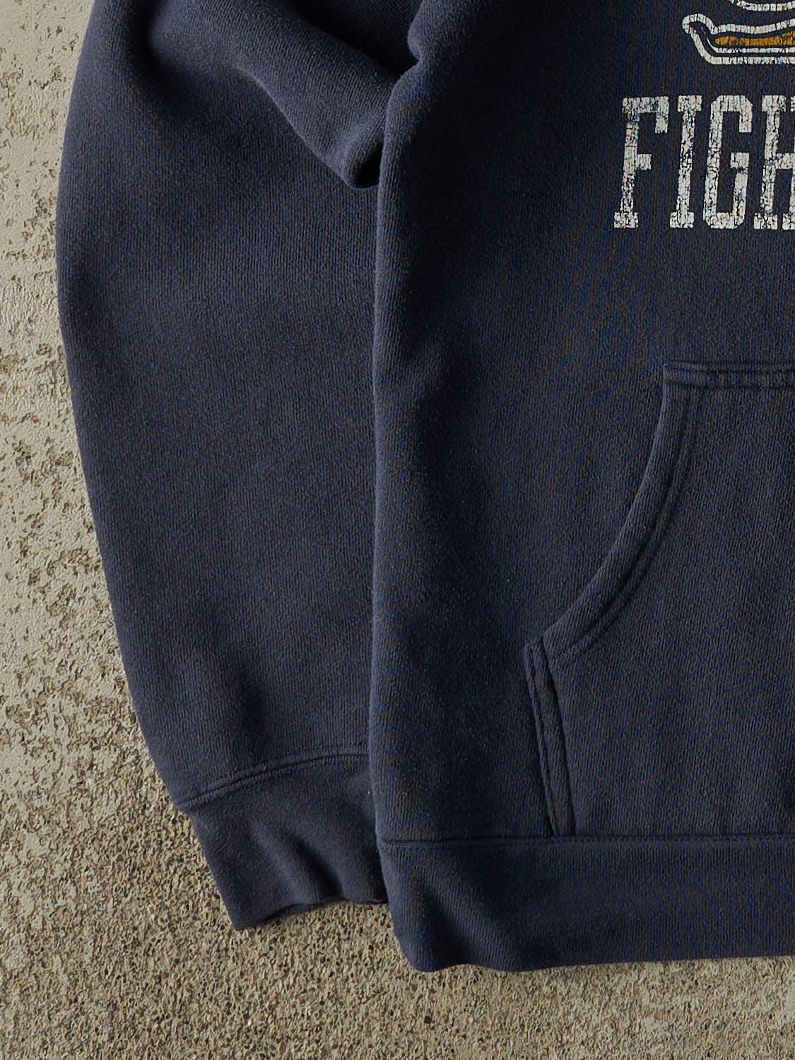 Vintage 90s Navy Blue University of Notre Dame Fighting Irish Hoodie (S)