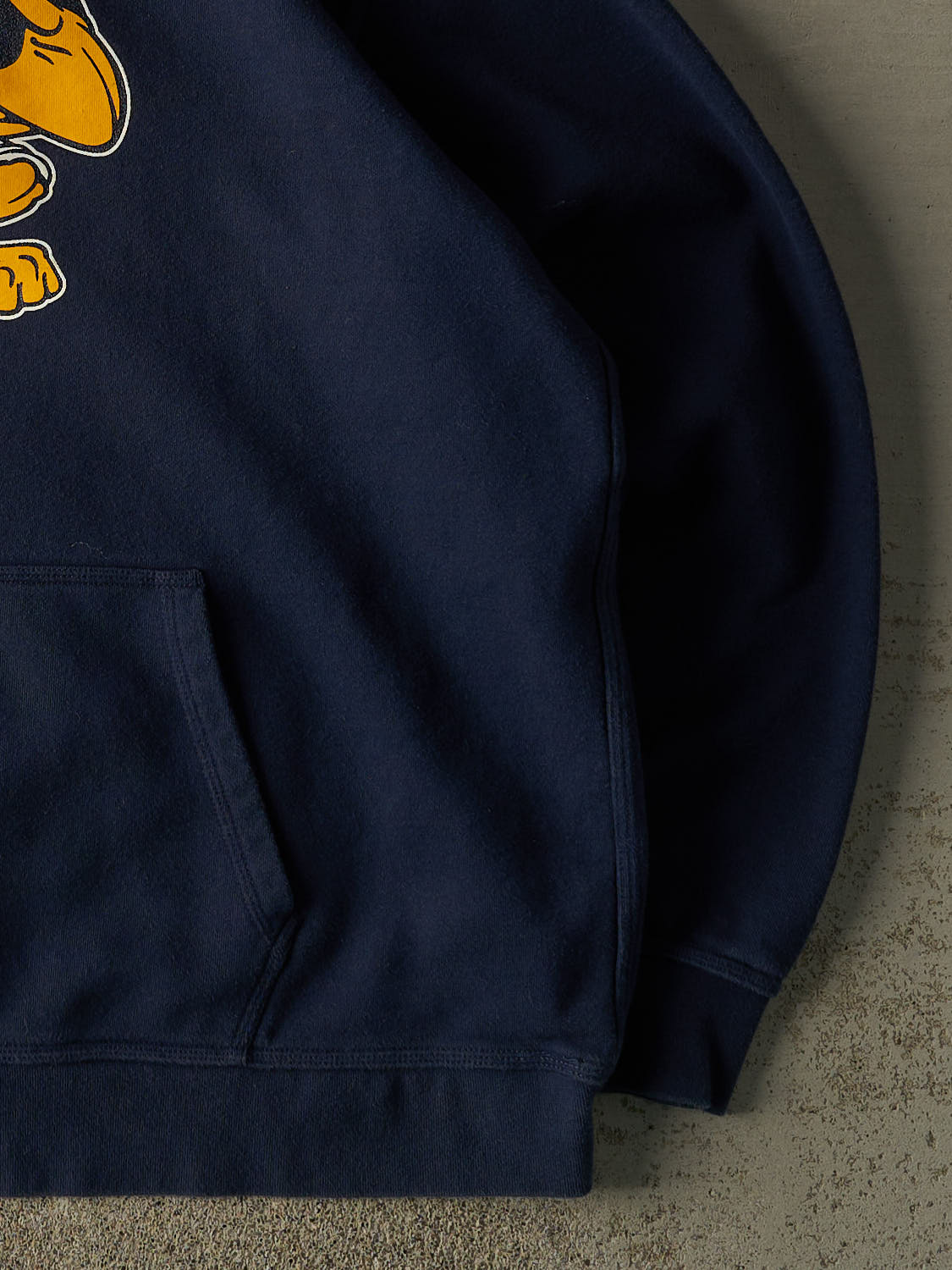 Vintage Y2K Navy Blue Nike Middle Swoosh Georgia Tech Yellow Jackets Hoodie (XL/XXL)