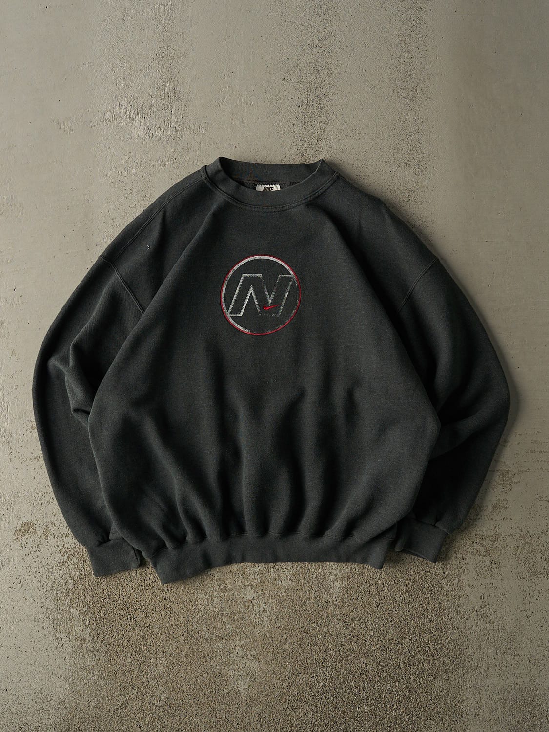 Vintage 90s Grey Nike Embroidered Crewneck (XL/XXL)