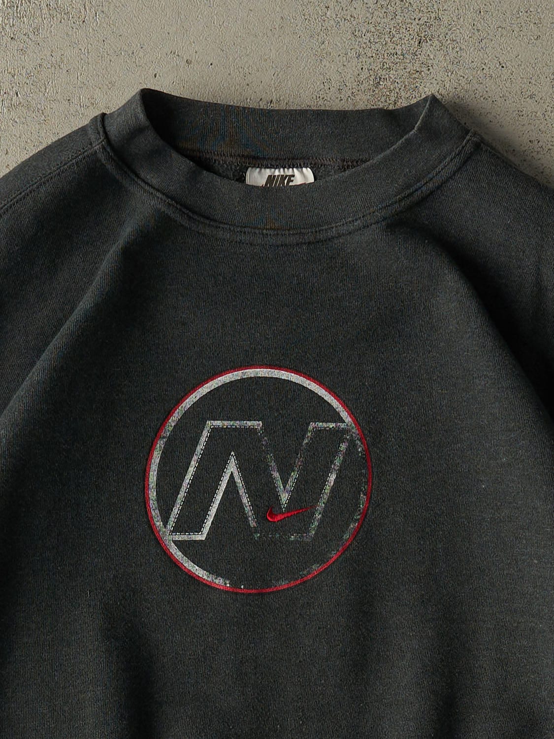 Vintage 90s Grey Nike Embroidered Crewneck (XL/XXL)